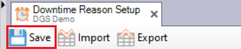 Saving reason