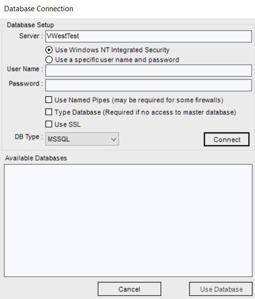 Database Connection