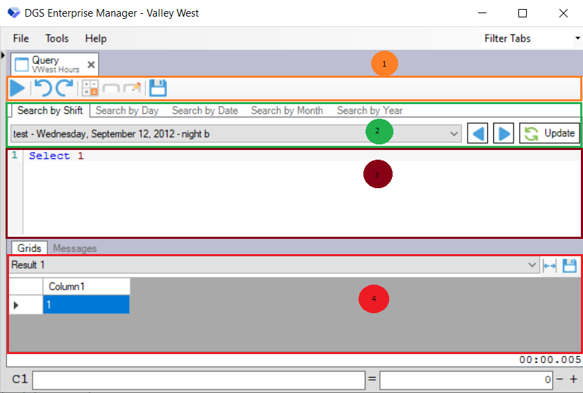Query Tab Test